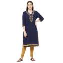 Designer Embroidery Georgette Kurti thumb 4