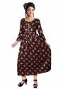 Brown Designer Anarkali Kurtis | Golden Print
