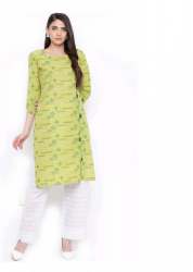 Designer Printed Cotton Kurti | Abstract Print