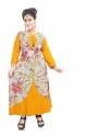 Designer Rayon Kurtis With Multi color Print