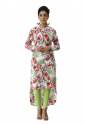 Trail Cut Kurtis With Multi-color Floral Print