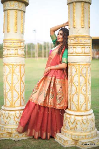 AVIRA FAB PRECENT Super hit BAMBOO SILK PETHNI   by Avira Fab