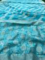 Designer Silk Lichi Jacquard Saree thumb 4