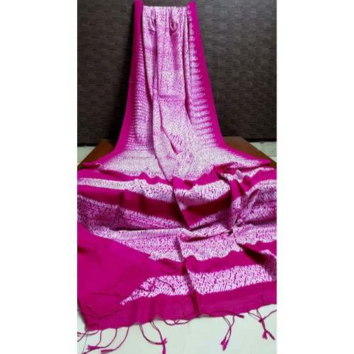 Party wear Shibori Cotton Saree  by Aatmani