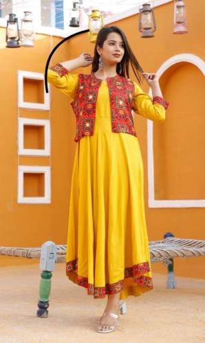 Women Self Design Pure Cotton A-line Kurti 