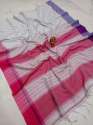 Designer Cotton Khadi Saree