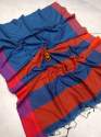 Designer Cotton Khadi Saree thumb 9