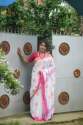 Designer Khadi Cotton Saree thumb 4