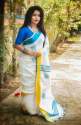 Designer Khadi Cotton Saree thumb 8
