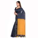Designer Silk Cotton Handloom Saree thumb 3