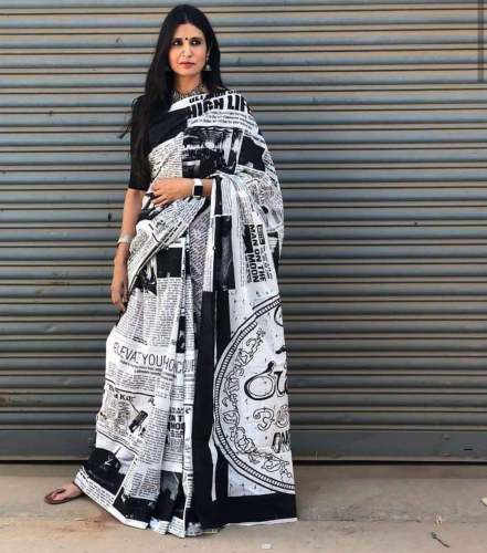 tanti ghar Exclusive HandPrinted Saree