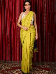 Exclusive Plain Silk Cotton Saree  