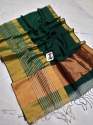 Exclusive Pure Linen Saree