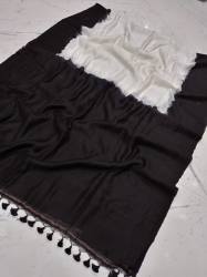 Exclusive Pure Matka with Contrast Sribhori Border Soft Saree