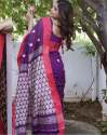 Exclusive Rain Drop Print Saree thumb 5