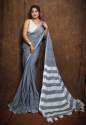 Exclusive Soft Cotton Khadi saree thumb 7