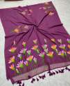 Hand-painted Summer friendly Mul Cotton Saree thumb 11