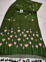 Hand-painted Summer friendly Mul Cotton Saree thumb 6