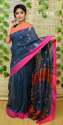 Handweaving Pure Khadi Cotton saree thumb 1