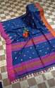 Handweaving Pure Khadi Cotton saree thumb 2
