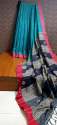 Party wear Pure Khadi Cotton Saree thumb 4