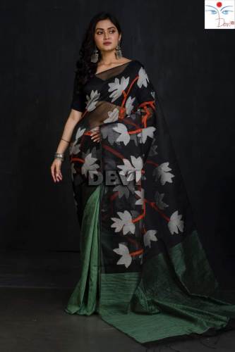 Pure Cotton Fuliya Jamdani saree by tanti ghar