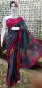 Pure Cotton Handi Craft Printed Saree thumb 7