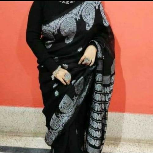 Pure Handwoven Linen Saree
