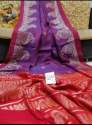 Pure Handwoven Linen Saree thumb 15