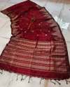 Pure Handwoven Linen Saree thumb 19