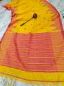 Pure Handwoven Linen Saree thumb 3