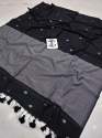 Quality Authentic  Handwoven Light weight Mulmul Cotton Saree thumb 4
