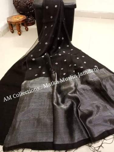 tanti ghar Stylish Muslin Silk Saree