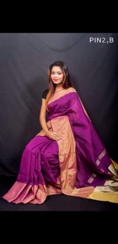 Trendy Pure Cotton weaving Saree
