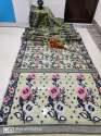Woven Designer Dhakai Jamdani Saree thumb 3