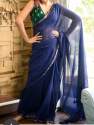 Zari border  mul cotton  Saree thumb 1