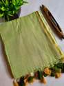Zari border  mul cotton  Saree thumb 5