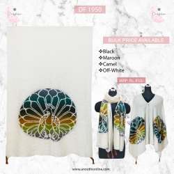 Diafano Knitted Woollen Stole DF 1950