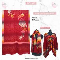 Diafano Knitted Woollen Stole DF 1955