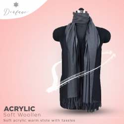 Diafano Warm Woollen Stole DF 1913