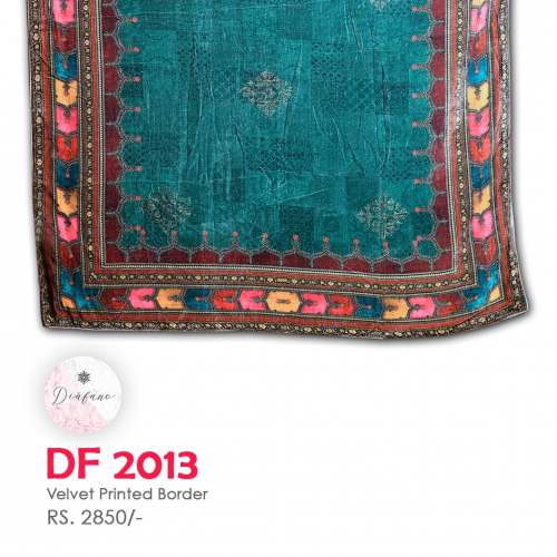 Velvet Printed Border