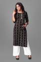 Bandhni Design Kurti With Plazzo thumb 2