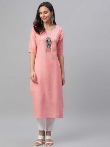 Beautiful Cotton Slub Kurti