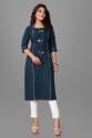 Cotton Handwork kurti-2