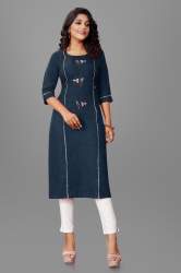 Cotton Handwork kurti-2