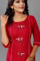 Cotton Handwork kurti-2 thumb 7