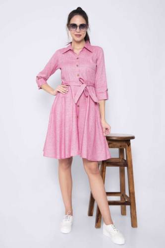 Designer Pure cotton western dress