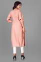 Magic Cotton Kurti peach thumb 1