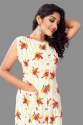 Rayon Printed Sleeveless Kurta thumb 3