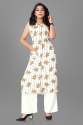 Rayon Printed Sleeveless Kurta thumb 6